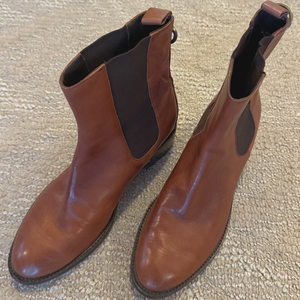 Cole Haan Nike Air Leather Ankle Boots - Picture 2 of 5